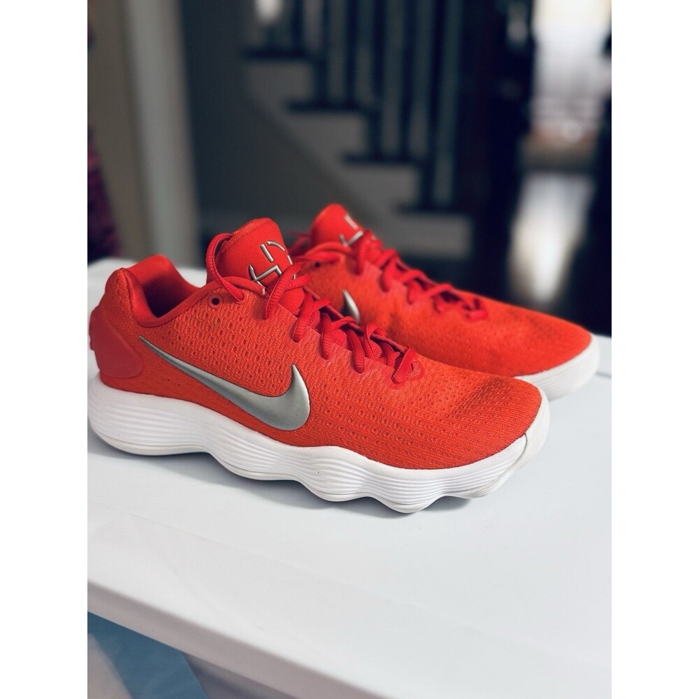Size 8.5 Women’s Nike Shoe Hyperdunk 2017 Red White Low Top Sneaker